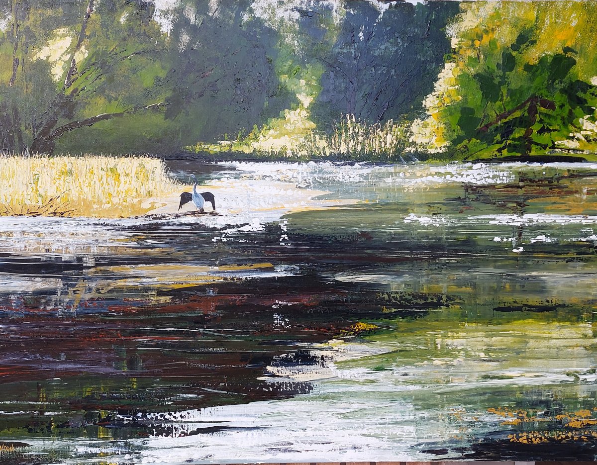 Arnham Land, painting by Heather Wood