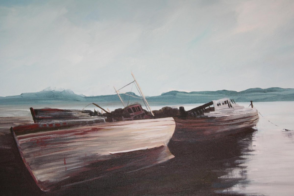 Abandoned 2, painting by artist Heather Wood