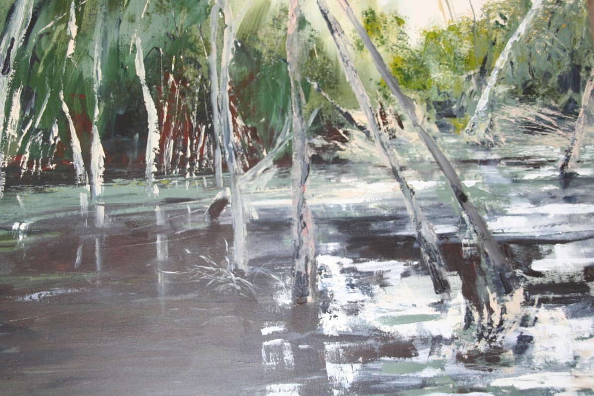 Billabong, painting by artist Heather Wood