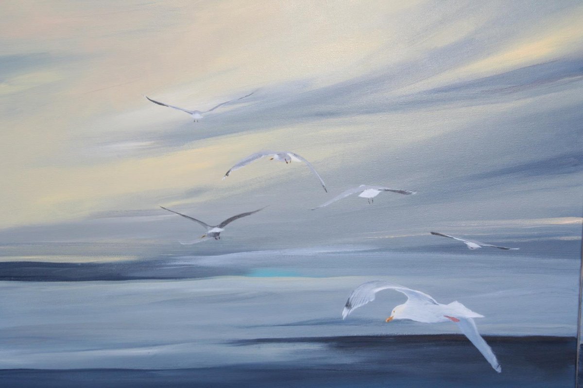 Wild and Free 2, painting by artist Heather Wood