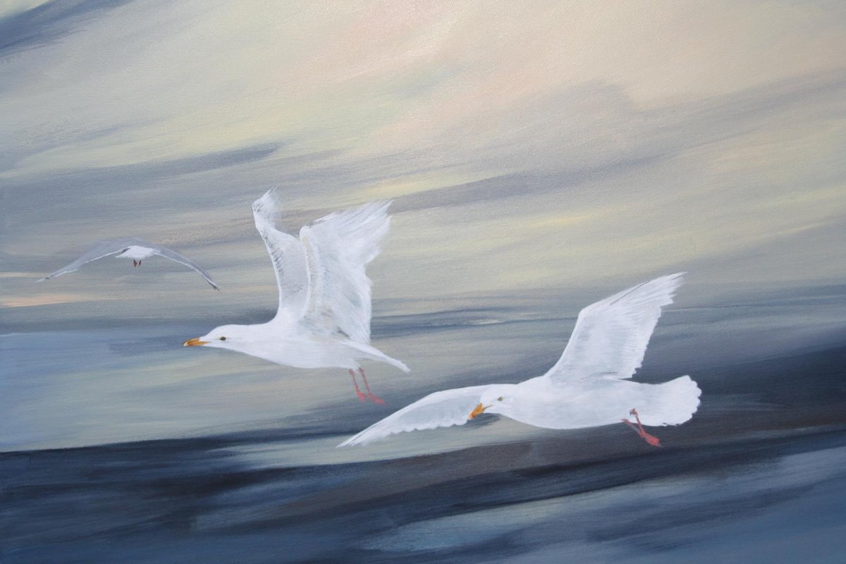 Wild and Free, painting by artist Heather Wood
